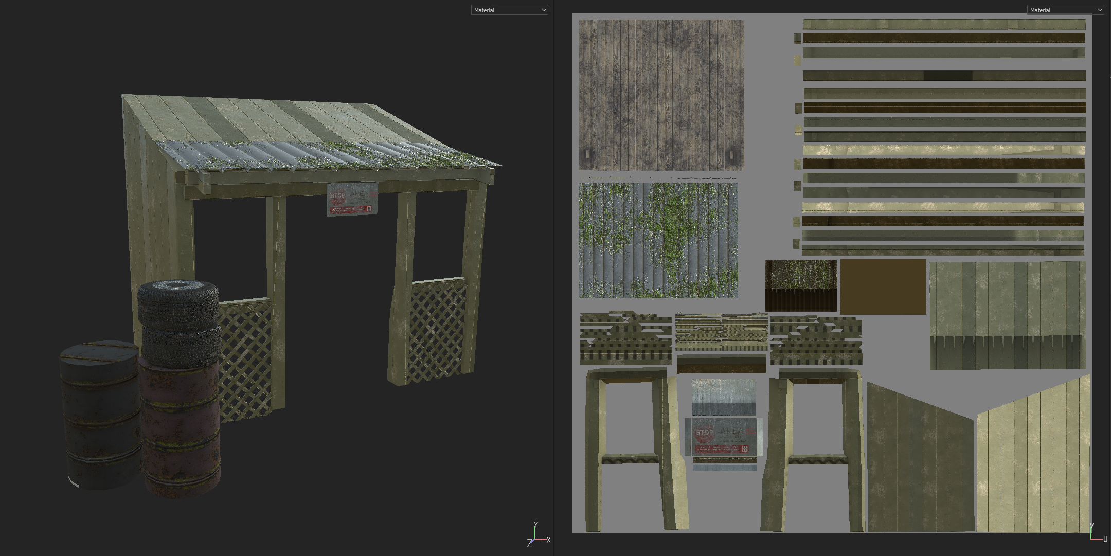 Forest_people_scene_Substance_shack_texturing_01